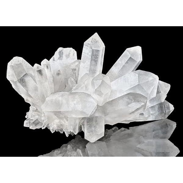 SCIENCE Mini Mineral Specimen Clear Quartz Cluster Panama | Ubuy